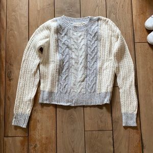 Anthropologie sleeping on snow knit sweater